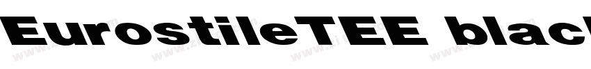 EurostileTEE blackEx字体转换